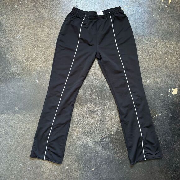 Nike Women’s Black Polyester Workout Pants Size Medium Activewear Style Used - Picture 1 of 12
